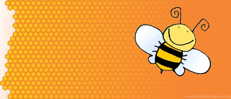 Фон пчелки