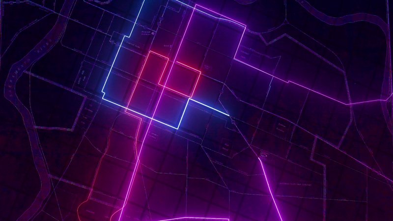 Неоновая абстракция