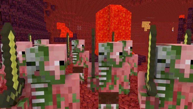 Зомби-свиночеловек майнкрафт