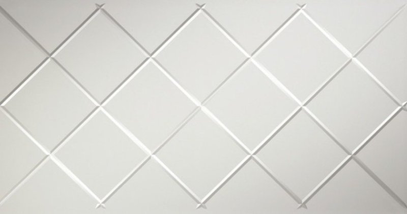 Стекло матовое с ромбами