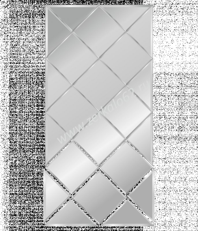 Зеркало Miracle Almaz Romb Silver ma01