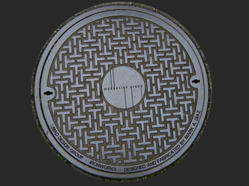 Крышка люка сверху