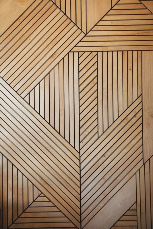 Текстурные деревянные панели