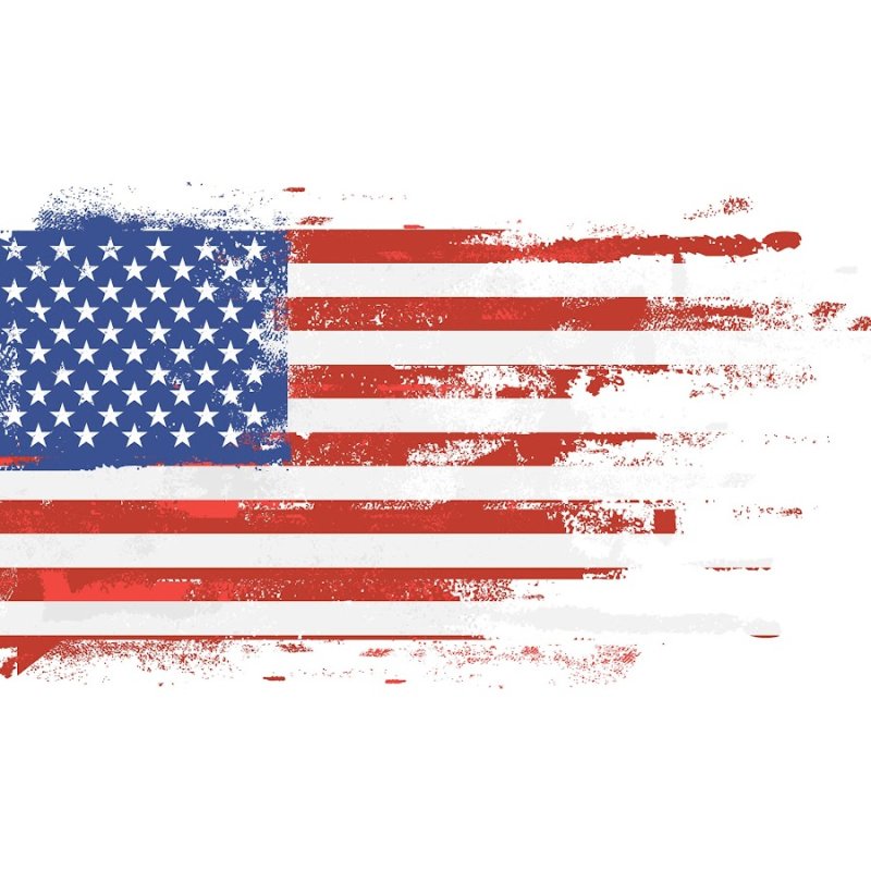 Американский флаг вектор