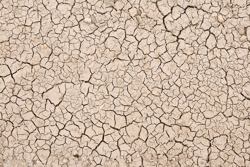 Потрескавшаяся глина фактура