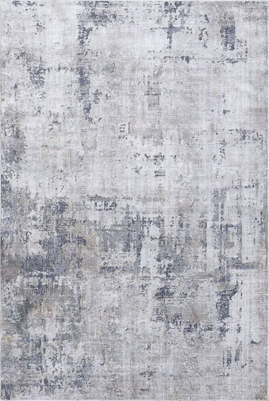 Серый ковер с потертостями