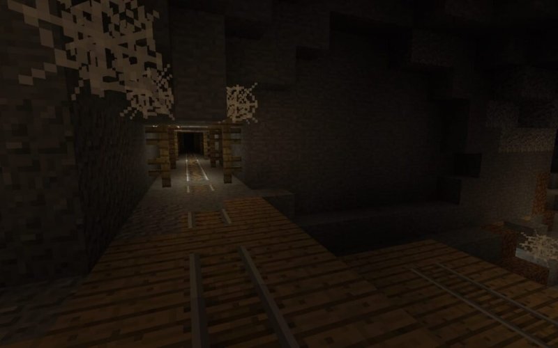 Заброшенная шахта майнкрафт