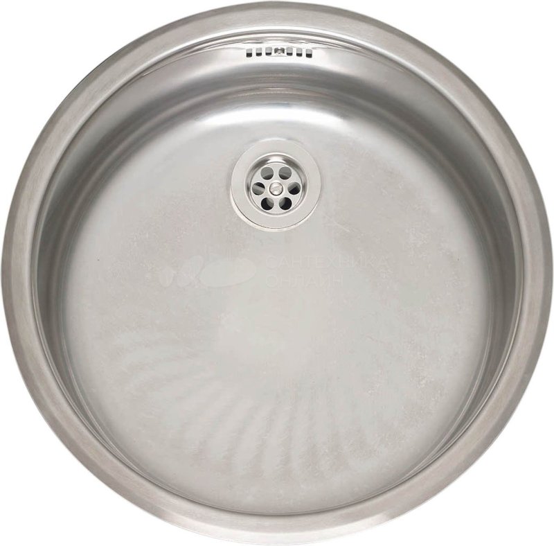 Круглая полированная мойка