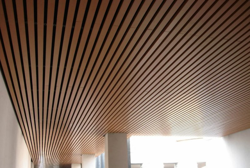 Реечный потолок кубообразная рейка