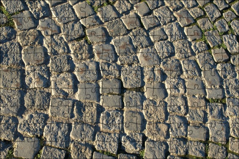 Тротуарная плитка булыжная Мостовая