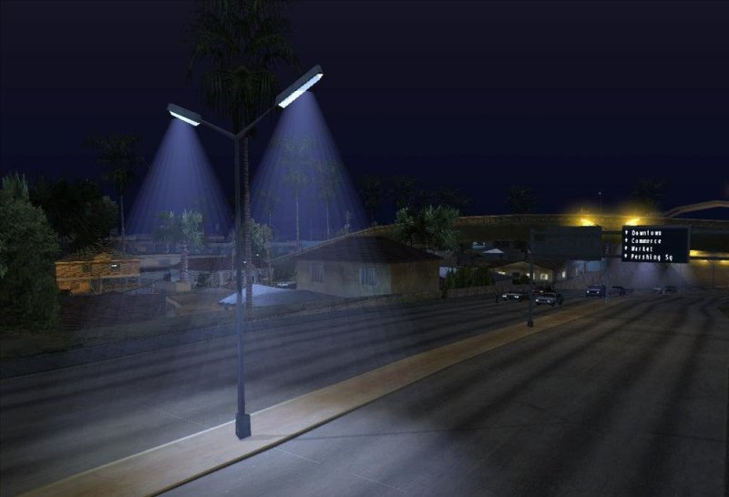 GTA sa lamppost Lights