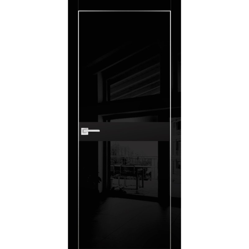 Черные глянцевые двери