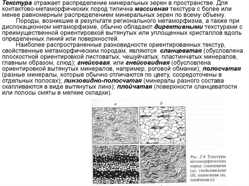 Плойчатая текстура метаморфических пород