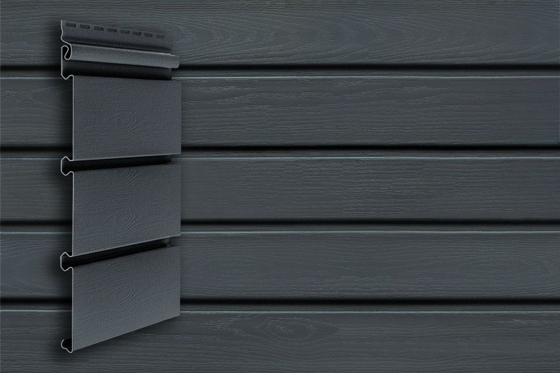 Архитектурный планкен 3,00 двухслойный Grand line акрил (аса) графит