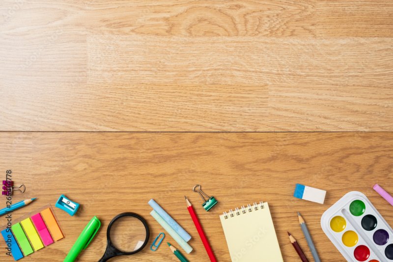 Школьная парта вид сверху