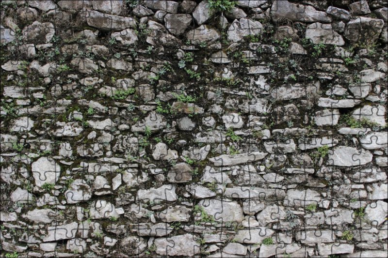 Старая каменная стена