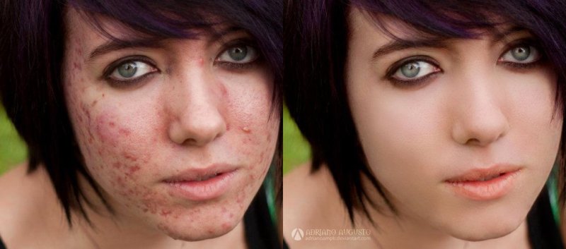 Лицо для ретуши