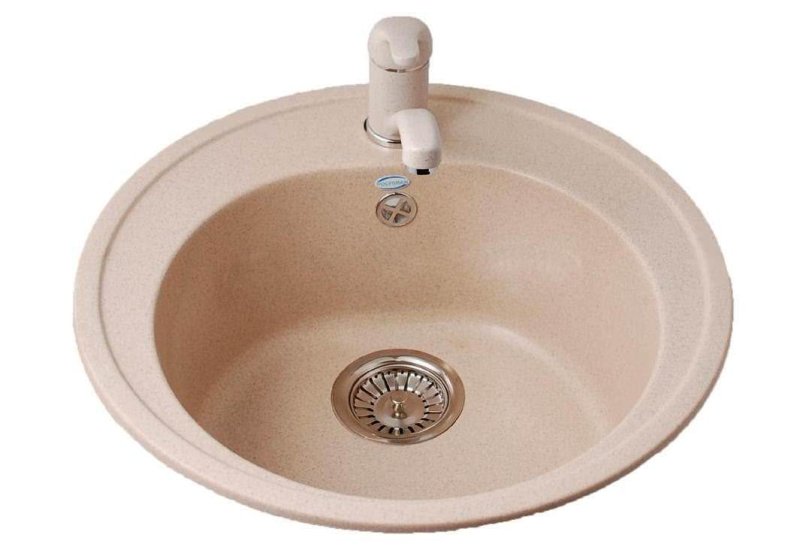 Мойка кухонная Polygran f-08 белая