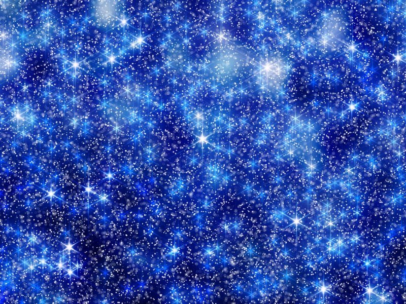 Синие блестки