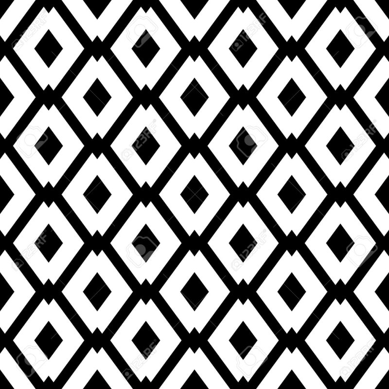 Орнамент ромбы