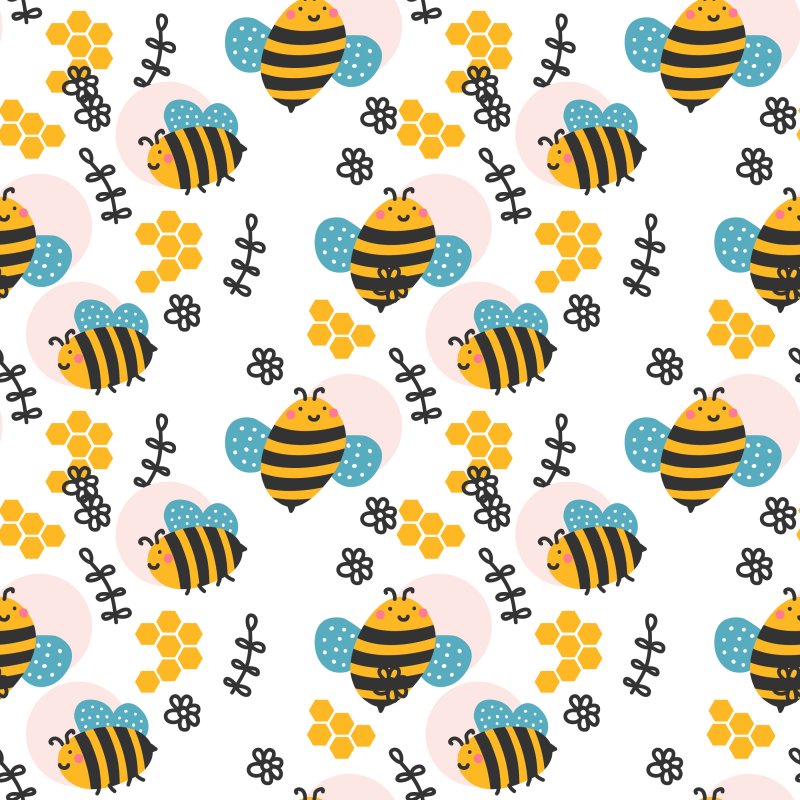 Принт пчелы