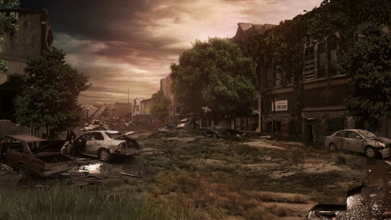 Заброшенный город зомби апокалипсис