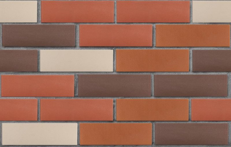 Клинкер фасадный серебристый "Эльфюс" 0,71nf гладкий