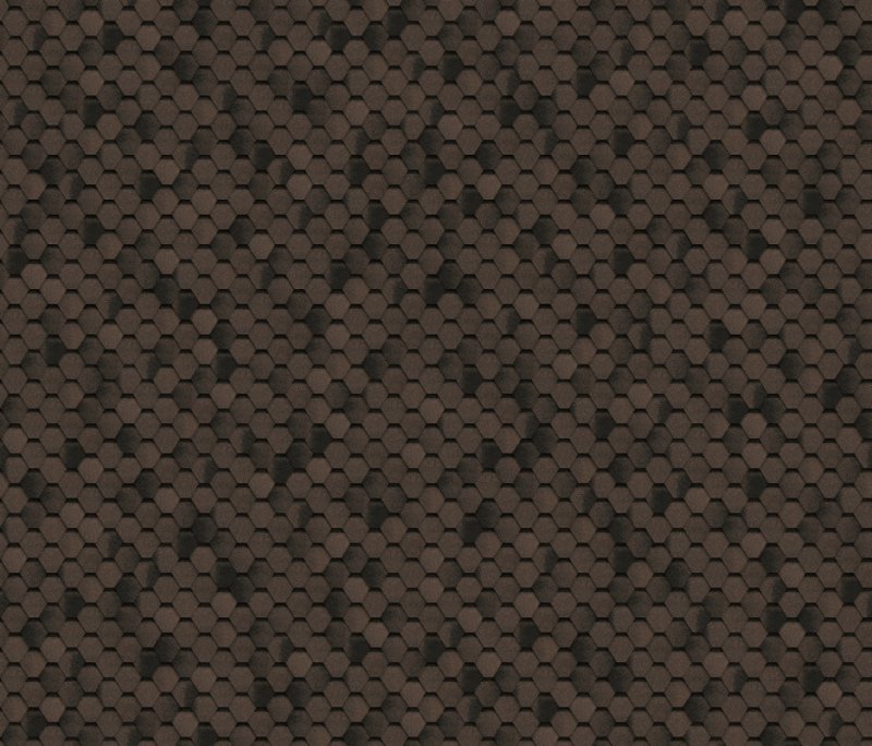 Гибкая черепица финская Соната коричневый