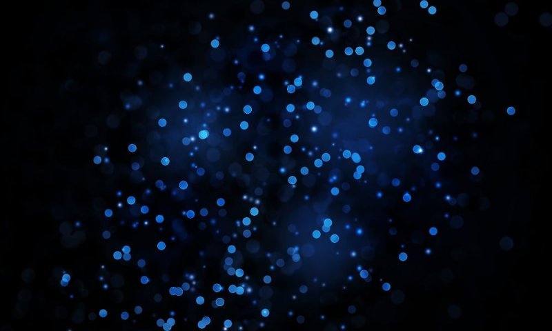 Блики на черном фоне