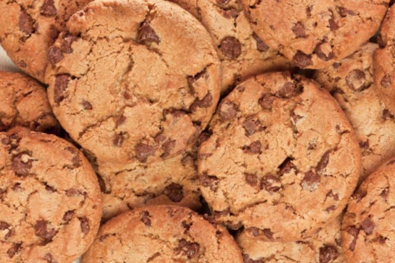 Шоколадное печенье текстура