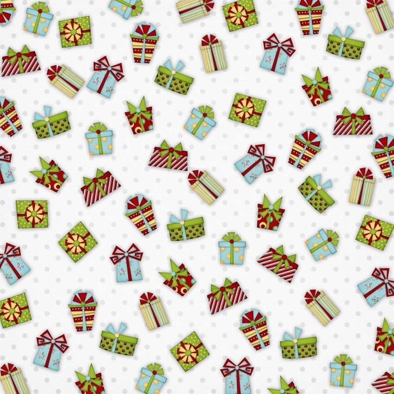 Новогодняя бумага для упаковки