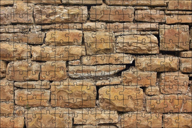 Каменная кладка 6440мм