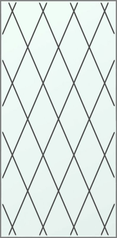 Стекло ромбы