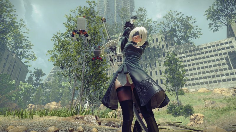 2b из NIER: Automata
