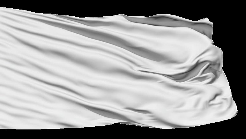 Белая ткань на ветру фон