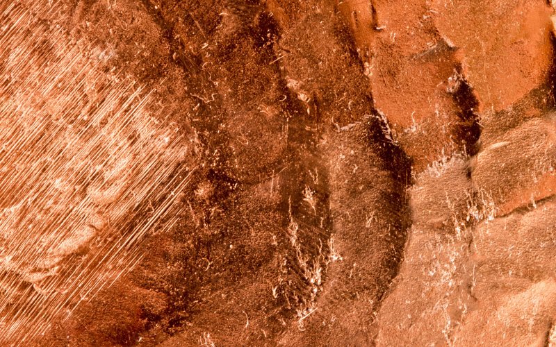 Текстура металла медь