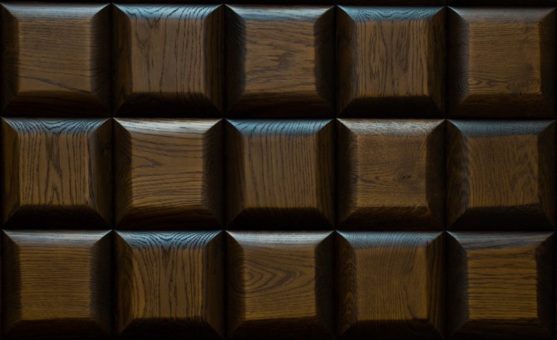 Деревянная 3d панель Honeycomb