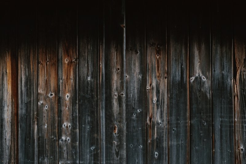 Старый деревянный забор