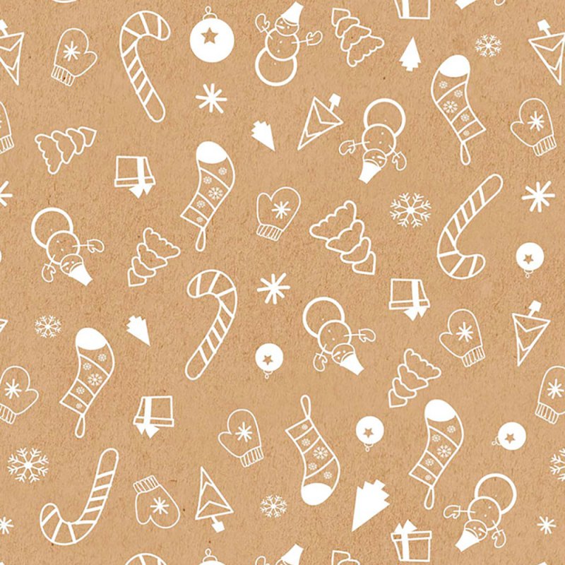 Новогодняя Оберточная бумага