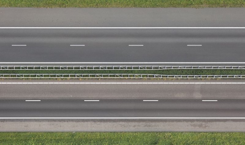 Дороги вид сверху