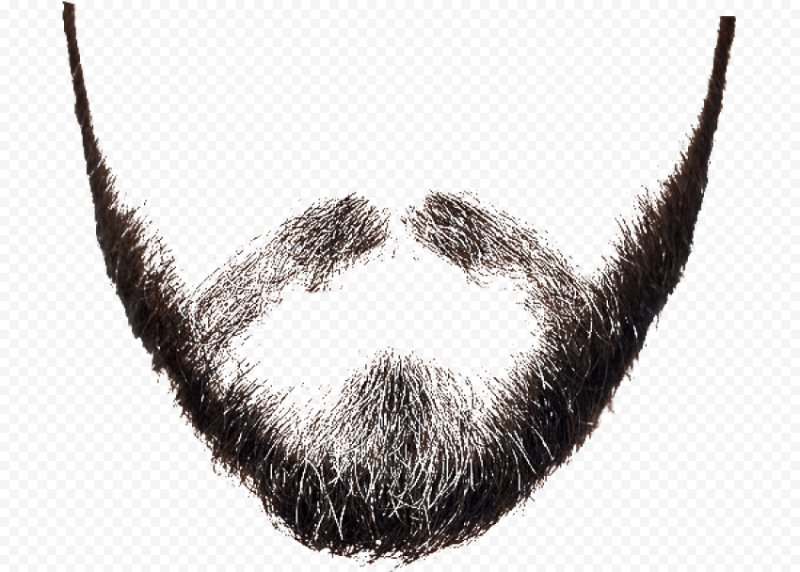 Борода без фона