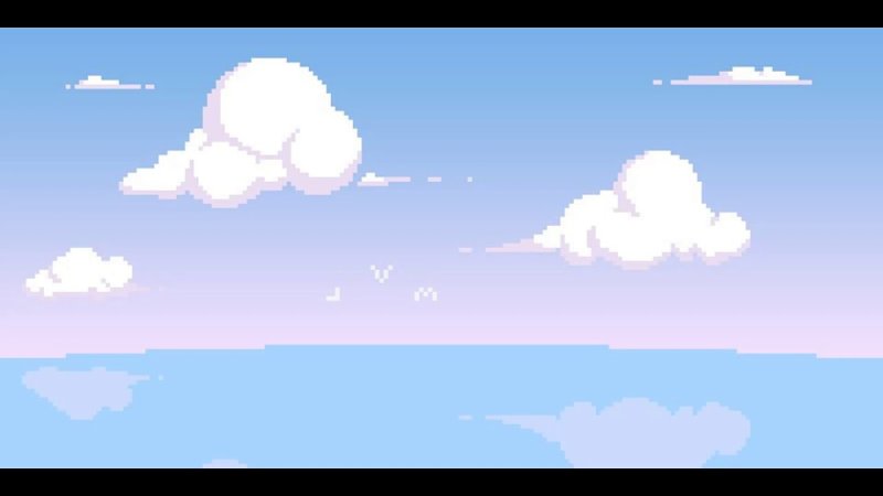 Пиксельные облака