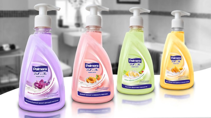 Жидкое мыло красивое