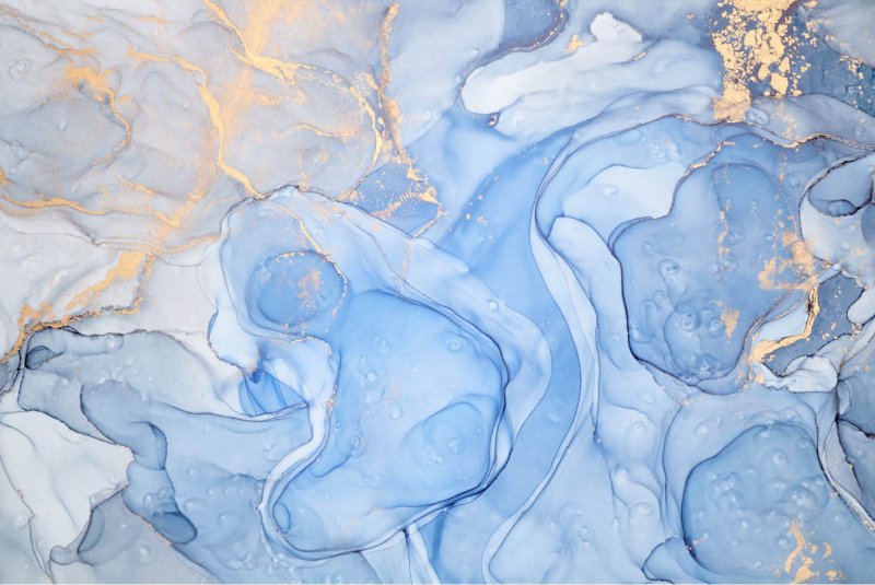 Синий мрамор