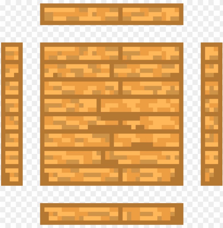 Пиксельная деревянная стена