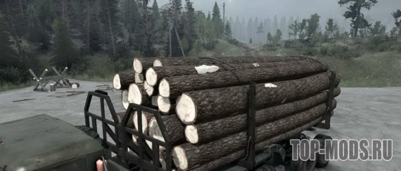 Spin Tires MUDRUNNER бревна