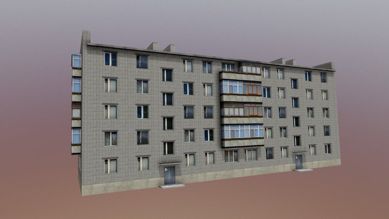 Панельный дом 5ти этажка