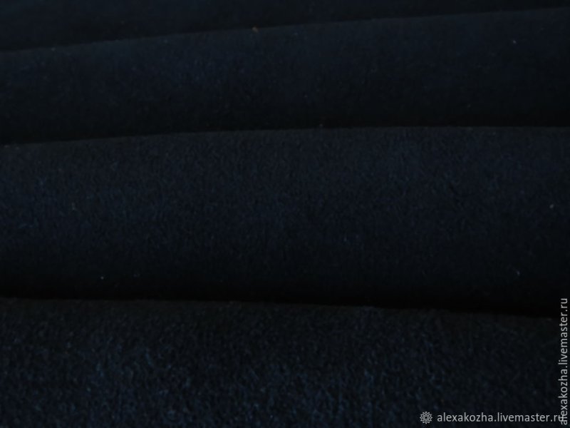 Черный велюр для авто