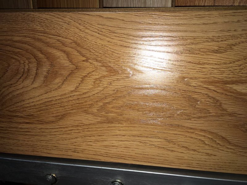 Шпон дуба морилка