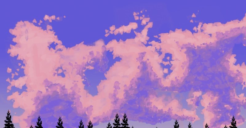 Пиксельные облака